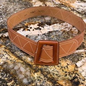 Anne Klein Leather Belt Sz Large 36 in
